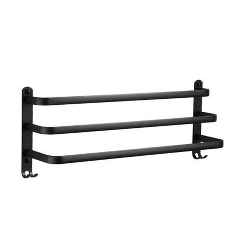 Triple Layer Towel Rack with Shoe Rack Organizer Kuwait Ubuy