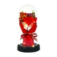 thumbnail image 2 of Lasts Forever Red Roses,Light Up Rose in Glass Dome,Gifts for Wife,Light Up Flower Gift, Ambiance & Gifting, for Valentine Birthday Home Decor, 2 of 6