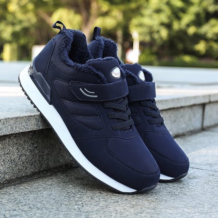 

Quealent Running Shoes For Men Men s Fashion Sneakers Casual Comfort Canvas Skate Shoes Dark Blue 10.5