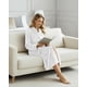 thumbnail image 4 of Bata de Baño NY Threads Premium de Forro Polar Largo para Mujer, 4 of 6