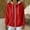 Red, variant on QUNYINEY Hoodies for Women Plus Size Long Sleeve Beige Cotton Zip Up Hoodies Sweatshirt with Pocket Loose Fit Drawstring Women Tops