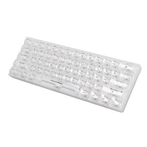RGB Keyboard, Gasket Mount Transparent Mechanical Keyboard White Switch  for PC for