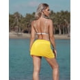 thumbnail image 5 of 26-27 Women's Short Sarongs Beach Wrap Sheer Bikini Wraps Chiffon Cover Ups for Swimwear S-3, 5 of 5