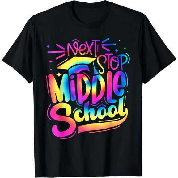 Next Stop Middle School Funny Graduation 5th Grade T-Shirt