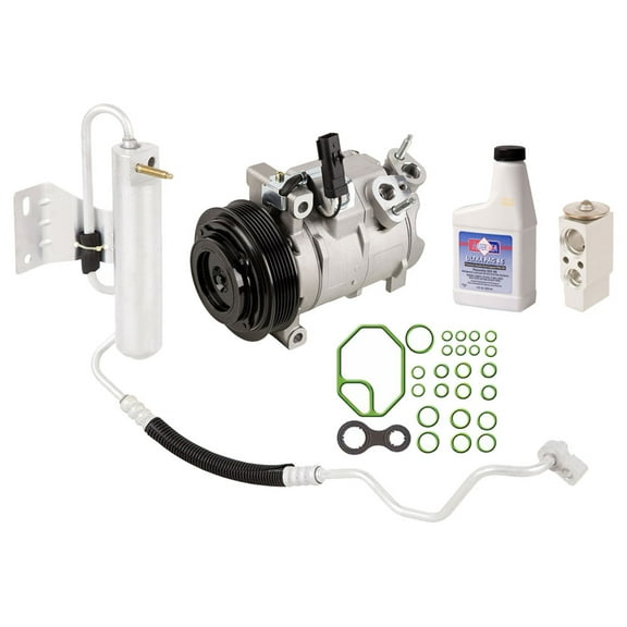 For Dodge Journey V6 w/ Rear AC 2009 2010 AC Compressor w/ A/C Repair Kit - BuyAutoParts