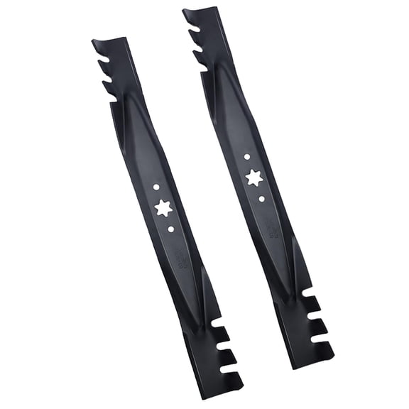 2 pieces 942-04308-x  Mulching Blades for Cub Cadet XT1 LT42 ZT1 RZT42 42 inch Riding Mower, Troy Bilt Bronco Pony 42'' Deck Lawn Tractor