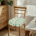 thumbnail image 3 of HELLHERO Cactus Print Seat Covers for Dining Room Chairs, Washable Kitchen Cushion Protector Set of 2, Soft Seat Slipcover for Dining Room, Green, 3 of 7