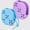 Blue/Purple-2pack, variant on 2 Pack Silicone Shower Steamer Tray with Suction Cup, Hangable Aromatherapy Bath Bomb Holder & Draining Soap Dish for Shower Wall, Bathroom, Bedroom, Living Room - Reusable, Easy to Clean.