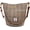 No.614 Houndtooth, variant on Harris Tweed Bucket bag  bag Handbag for Women with Microfiber-leather Strap,9.8 * 8.6 * 7 inch