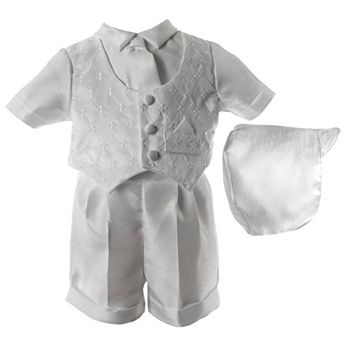 baby boy christening shorts outfit