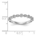 thumbnail image 7 of 14K White Gold Ring Band Wedding Diamond Round, 7 of 7