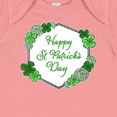 thumbnail image 4 of Inktastic Happy St. Patrick's Day Clovers Boys or Girls Baby Bodysuit, 4 of 5