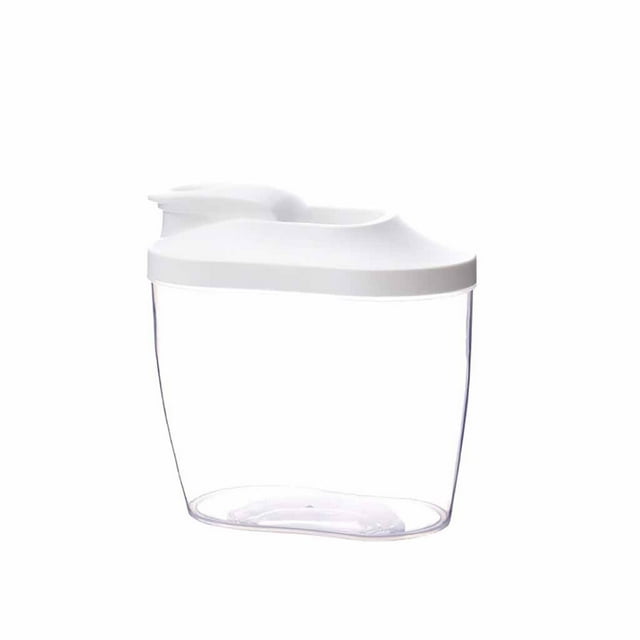 Yrmaups Plastic Cereal Dispenser Kitchen Food Grain Storage Container Rice Container with Lid Airtight Cereal Storage Box Pantry Organization Container