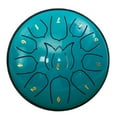 thumbnail image 2 of Steel Tongue Drum 11 Notes 6 Inches Steel Drum with Drum Bag, Music Book, Drum Mallets, Mallet Holder, Finger Picks and Stickers Tongue Drum for Yoga, Meditation, Prenatal Music Education, 2 of 5
