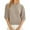 Khaki, variant on Short Sleeved Solid Color Women Casual Crewneck Knit Crop Sweater Tops