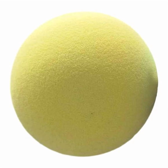 3 Pelotas De Práctica Silenciosas Para Interior Y Exterior, De PU Suave, Color Amarillo.