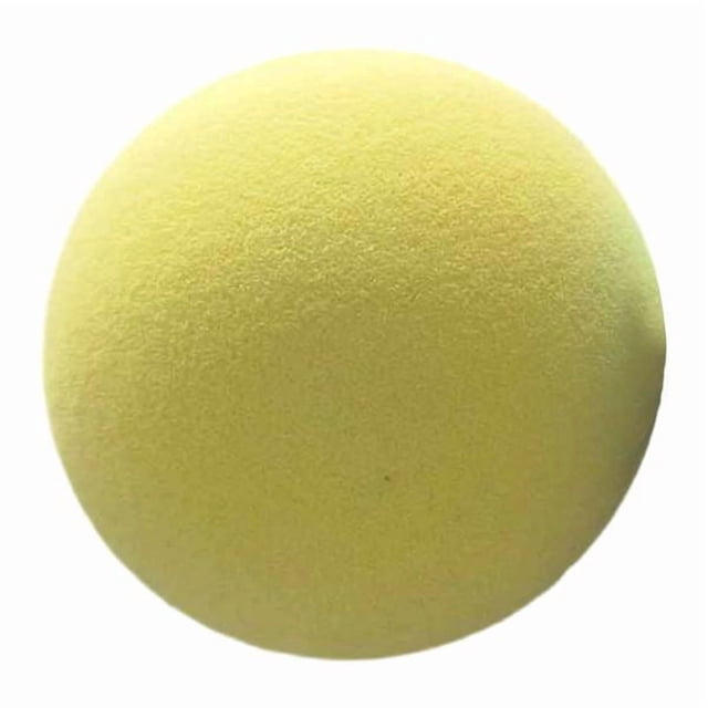 3 Pelotas De Práctica Silenciosas Para Interior Y Exterior, De PU Suave, Color Amarillo.