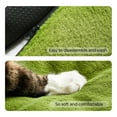 thumbnail image 5 of allisandro Calming Furniture Protector Dog Bed with Soft Neck Bolster, Waterproof Faux Fur Couch Cover with Removable Cover, 42 x 38 x 5 Inches, Green, 5 of 5