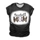 thumbnail image 1 of Mujeres Casual Béisbol Mamá Tie-dyed Impreso Manga corta Cuello redondo Pullover Blusa Camiseta Tops OAVQHLG3B Store lin121212, 1 of 5