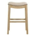 thumbnail image 4 of New Ridge Home Goods 31" Saddle Bar-Height Stool Natural, 4 of 12