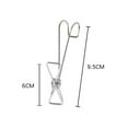 thumbnail image 2 of 12 Pack Stainless Steel Clothespins with Hooks, Trianu Metal Spring Clips with Hooks, Universal Hanging Clips for Offices, Kitchens and Bathrooms, 2 of 8