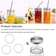 thumbnail image 5 of Toystoory Sello de tarro O-ring Herramienta de sellado de tapa de lata Anillo de sello en forma de O de silicona flexible con ranura, 86 mm, 12 piezas Type3 NO3 Toystoory HA000586-03B, 5 of 6
