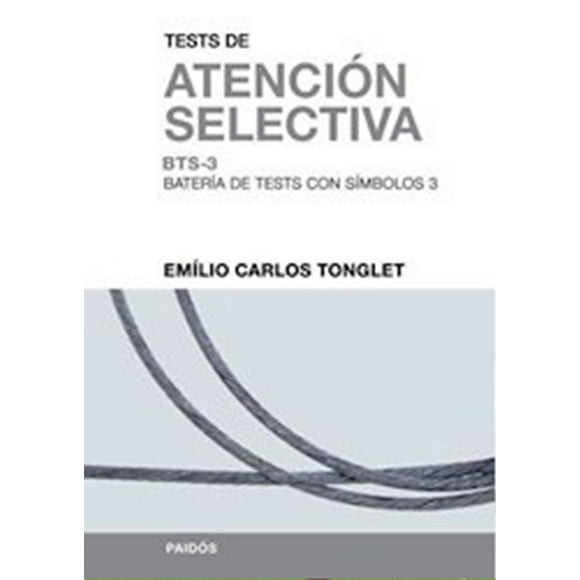 TEST DE ATENCION SELECTIVA BTS-3 BATERIA DE TESTS CON SIMBOLOS 3 PAIDOS EMILIO TONGLET