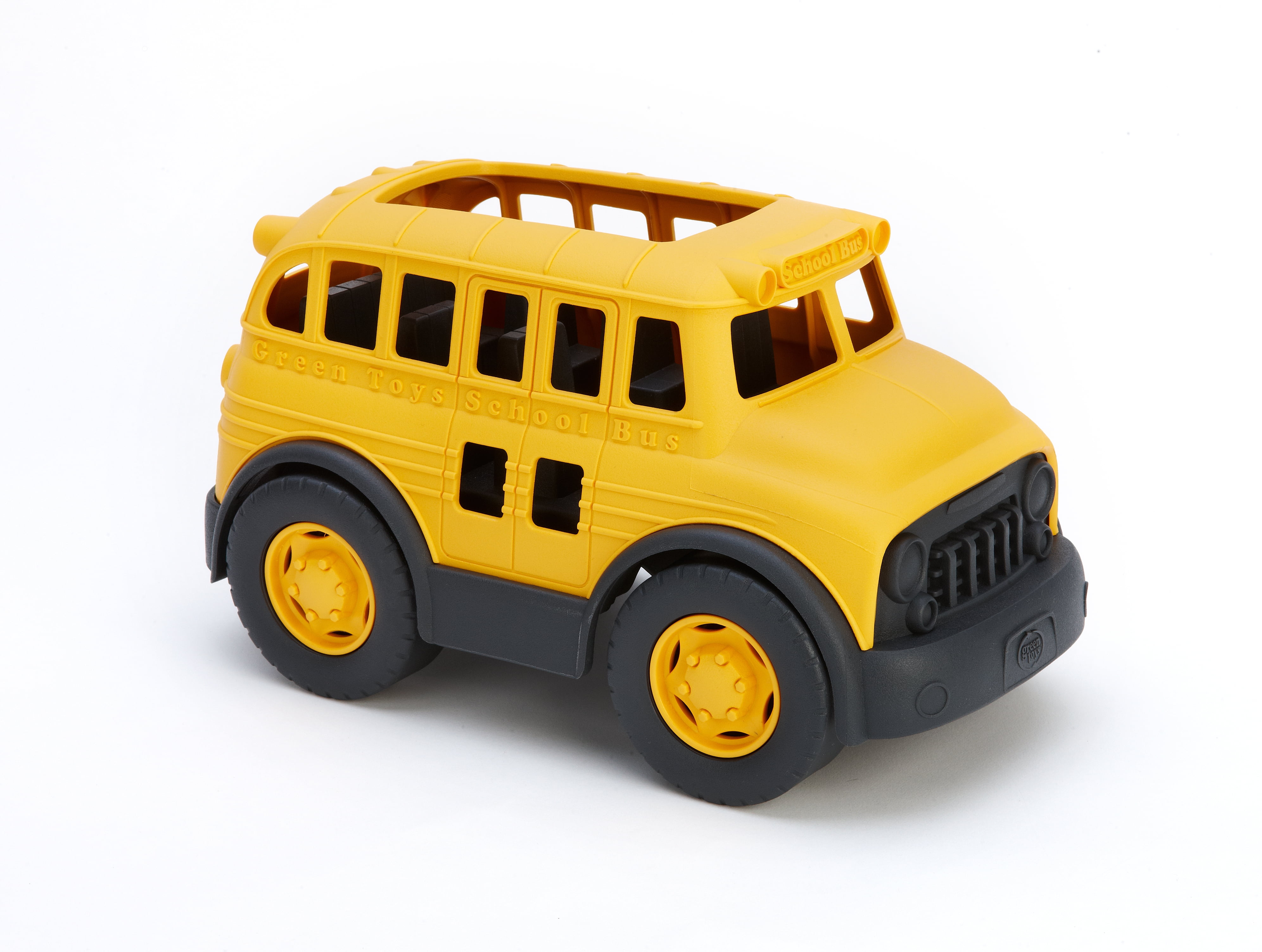 Green Toys School Bus Wagon FC Yellow 