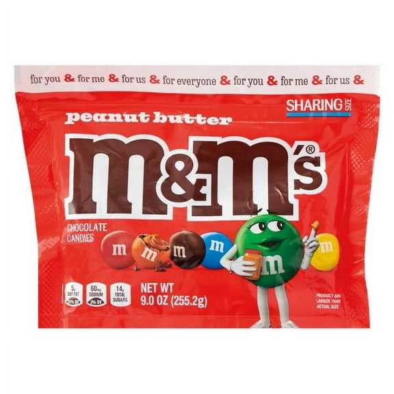 Peanut Butter Sharing Chocolate, 9 oz- Pack of 5