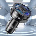 thumbnail image 4 of Cargador de coche de 35 W cargador de teléfono de coche de carga rápida Usb accesorios para teléfono móvil QC 30, 4 of 9