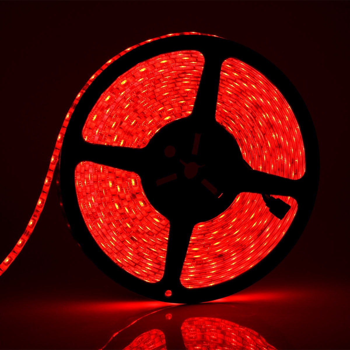 SUPERNIGHT Flexible 32.8ft 10M 600LEDs SMD 5050 LED Strip Light IP65 Waterproof - Color: RGB