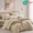 Beige, variant on Catami Prewashed fabric 7-piece Bed in a Bag King Comforter Set with Sheets,Beige