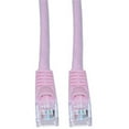 thumbnail image 1 of Cat6 Rose Ethernet Patch Cable Snagless Moulé Boot 10 Pieds, 1 of 1