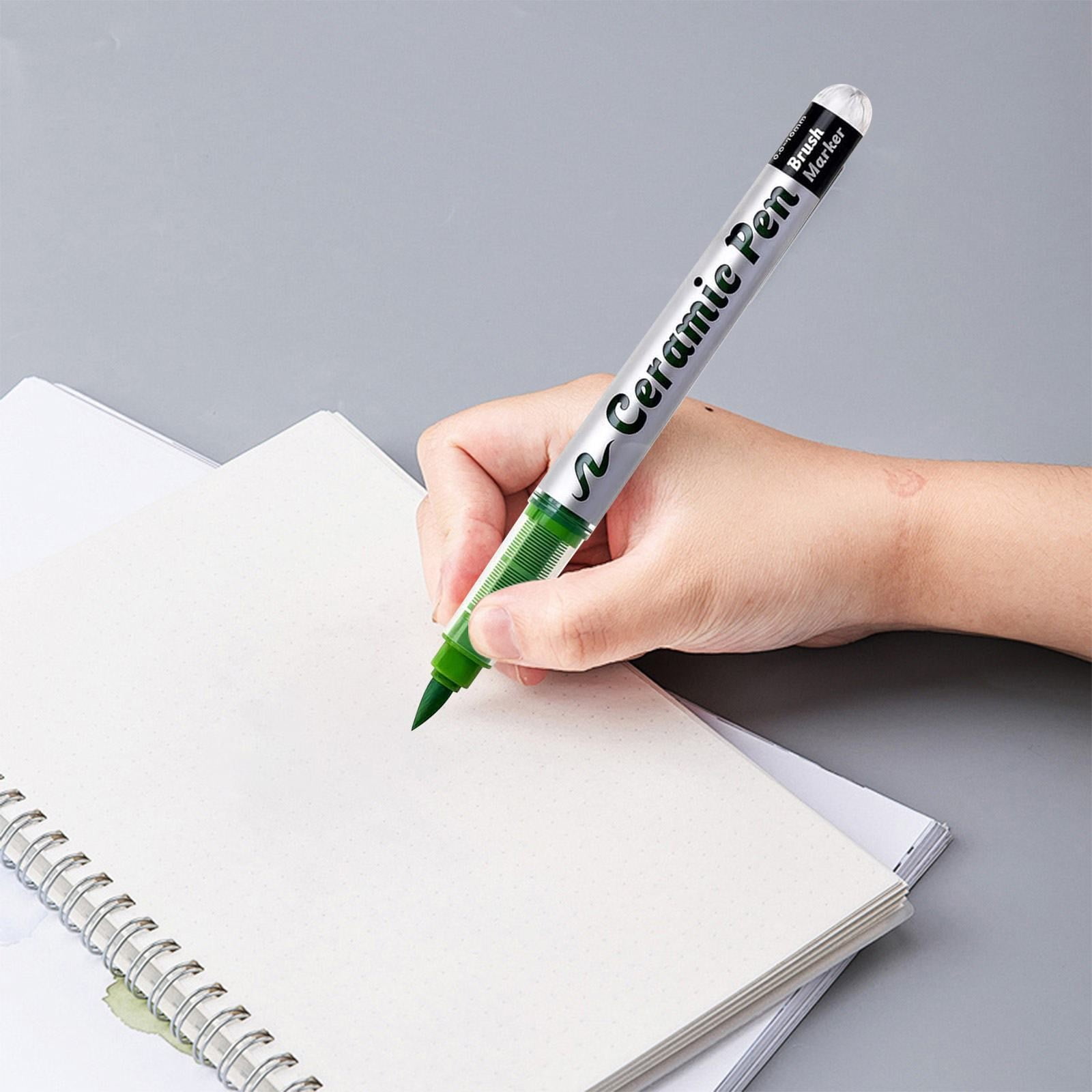 Porcelain Marker Pens for Ceramic Brush Tip Acrylic Paint DIY Crafts Mugs Glass Decorating