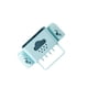 thumbnail image 1 of Billuyoard Soporte para cepillos de dientes, lindo reemplazo a prueba de polvo, sin perforaciones, resistente, hogar, cocina, estante de almacenamiento, Cocina y Comedor Azul claro Billuyoard HA081812-03, 1 of 6