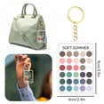 Clear Acrylic Season Color Analysis Swatches Keychain,Season Color ...