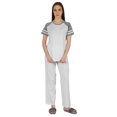 thumbnail image 1 of Inkmeso Solid Sleepwear Pajama Set For WoMen's Raglan Sleeve Nightwear Pj Loungewear Sets, 1 of 7