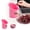 B, variant on Homesteed Countertop Trash Can Kitchen Compost Bin Funny DIY Garbage Can for Kids Bedroom Bathroom Desktop Waste Basket Home Decorations