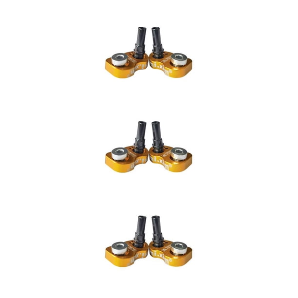 Wosthever Mi.Xim Bicicletas plegables V Pinza de freno Adaptador extensor Aleación de aluminio Reemplazo Extensión Biking Supply Gold Type1 NO1