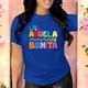 thumbnail image 3 of Letras Playera Blusa Con Estampado De La Abuela Mas Bonita Ropa Para Mujer Color Azul Talla Chica Marca Emil SaEs, 3 of 4