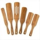 thumbnail image 1 of Juego de 6 Espátulas de Madera de Natural, Herramientas de Cocina, Espátulas de Madera para Cocinar y ., 1 of 5