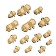 thumbnail image 1 of Sealed Magic Spell Scroll Wood Mini Charms Shapes DIY Craft Jewelry - With Hole - 20mm (15pcs), 1 of 7