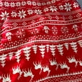 thumbnail image 4 of Christmas Sherpa Throw Blanket ，Christmas Decoration Gift, Fleece, Plush, Warm, Cozy Reversible Microfiber Holiday Blanket White Reindeer, 4 of 6