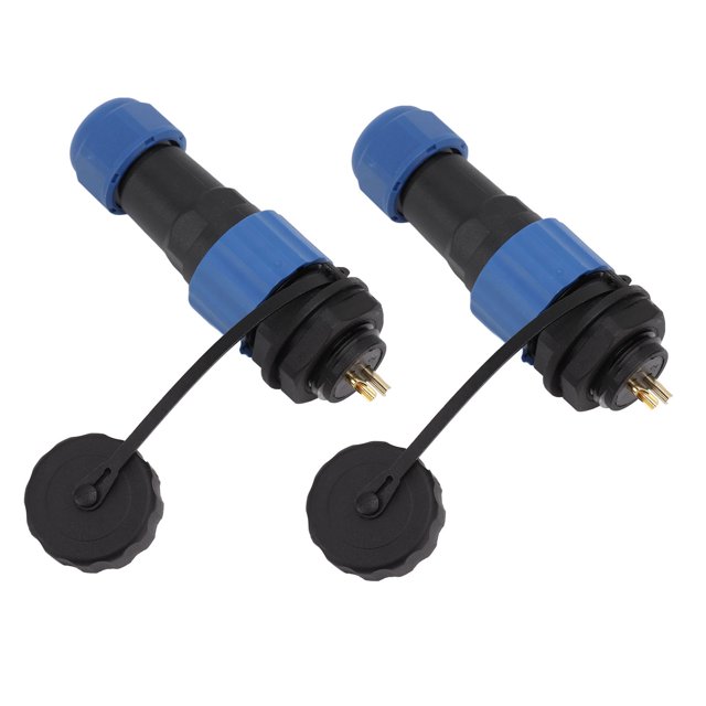 SD16 Plugs And Sockets, SD16 IP68 Waterproof Connector High Strength G3/8 Thread Solid Contact Pin For Instrumentation SD16 2Pin Rear Nut,SD16 3Pin Rear Nut,SD16 4Pin Rear