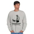 thumbnail image 4 of Full Time Job Fantasy Football Sports Men's Crewneck Sweatshirt Brisco Brands X, 4 of 5