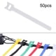 thumbnail image 4 of 50 piezas multifuncionales correas de cable y organizador de cables de extensión para auriculares, ratón, de cables para cables, - Blanco 12x150mm Sunnimix soporte para cable de extensión, 4 of 7