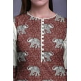 thumbnail image 5 of Bimba PrintedÂ&nbsp;KurtiÂ&nbsp;Summer Wear Kurta Straight Tunic Dresses For Women, 5 of 6