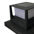 thumbnail image 4 of DOLITY Outdoor Solar Post Light Fence Post Light Warm Light for Courtyard Black, 4 of 5