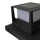 thumbnail image 4 of Luz de poste Solar para exteriores, accesorio de iluminación Exterior IP44, poste de cerca impermeable, luz Exterior para terraza, patio, jardín Negro, 4 of 5