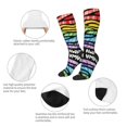 thumbnail image 4 of Autism Awareness Knee High Socks for Women Long Leg Warmers Socks, 4 of 7